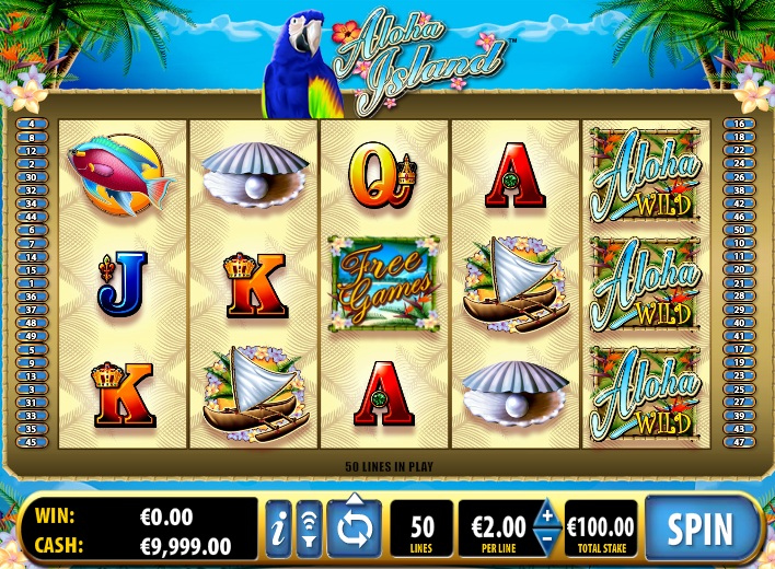 Игровые автоматы «Aloha Island» в казино Чемпион